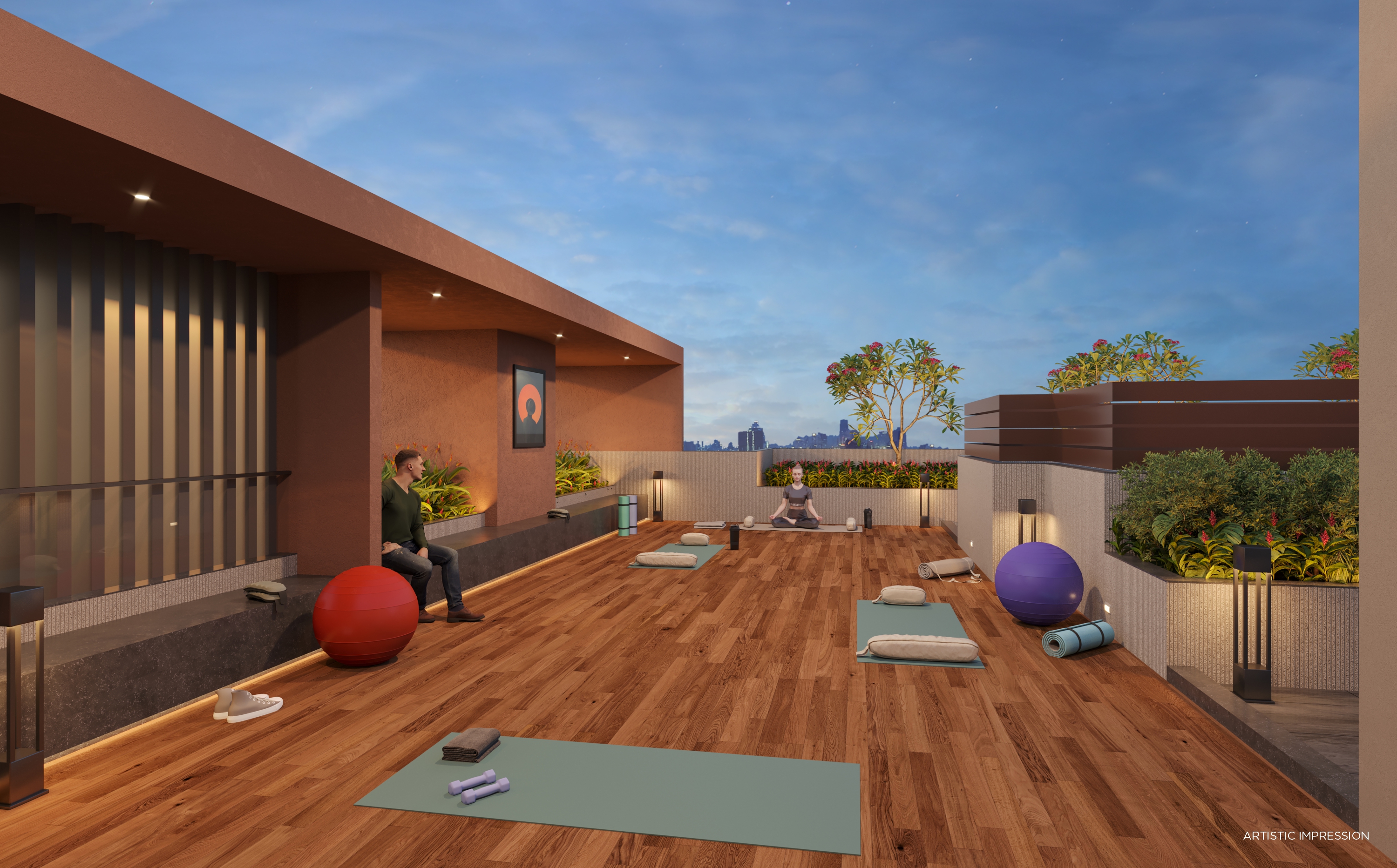 OPEN-AIR YOGA DECK